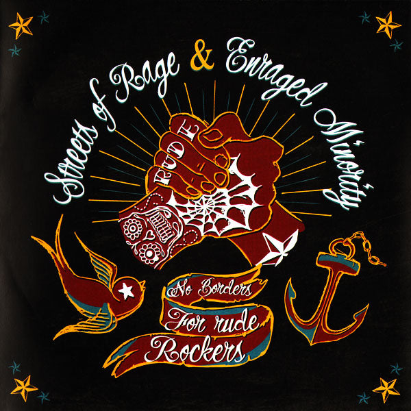 split Streets of Rage / Enraged Minority "No borders..." EP 7"