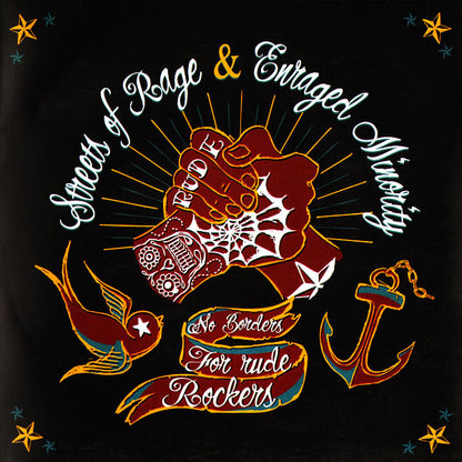 split Streets of Rage / Enraged Minority "No borders..." EP 7"