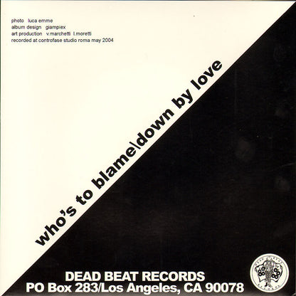 Taxi "Who's to blame" EP 7"