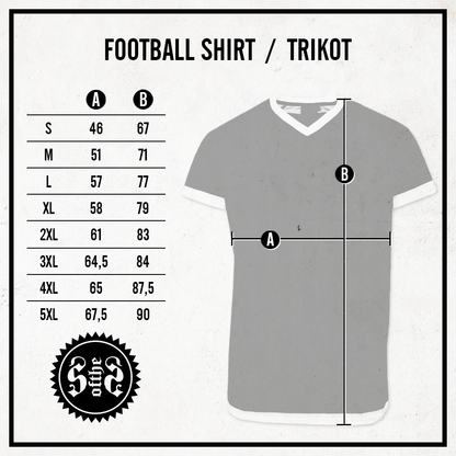Perkele "Göteborg" Football Shirt (black/white)