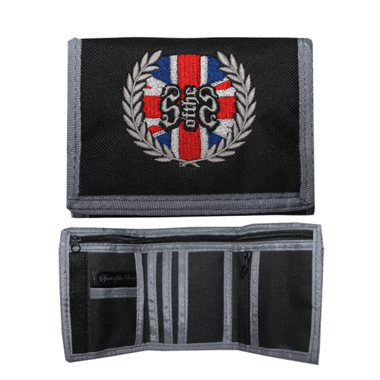 Geldbörse / Wallet "Union Jack Spirit " (schwarz/grau)