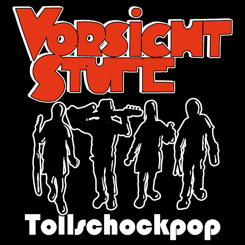 Vorsicht Stufe "Tollschockpop" LP (orange / black splashes)