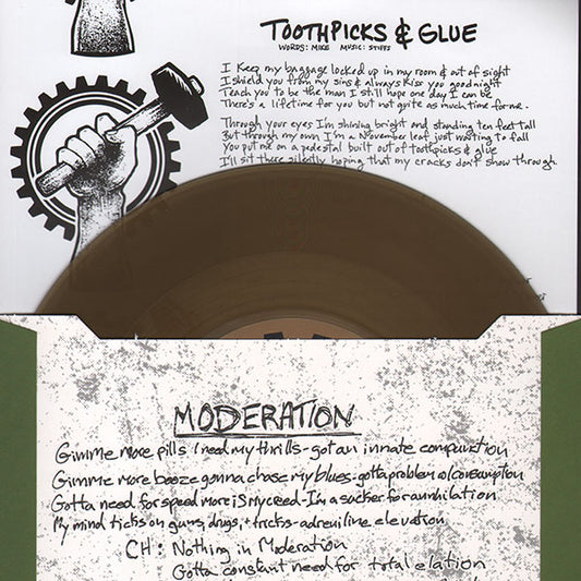 Workin' Stiffs "Moderation" EP 7" (lim. gold)